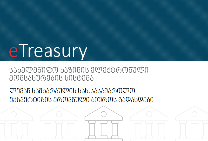 ლევან სამხარაულის სახ.სასამართლო ექსპერტიზის ეროვნული ბიუროს გადახდები
